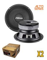 2 x PRV Audio 6MR250A-8 Mid Range 6" Pro Audio Loud Speaker 8 ohm 500 Watts