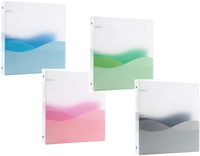 Filexec Products 1-Inch Wave, Ring Binder - Pack of 4 (50387-6447)