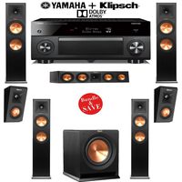 Klipsch RP-280FA 5.1.2 Reference Premiere Dolby Atmos Home Theater System with Yamaha RX-A3060BL 11.2-Ch Network A/V Receiver