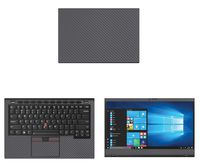 Decalrus - Protective Decal for Lenovo ThinkPad X1 Carbon (7th Gen.) (14" Screen) Laptop Grey Carbon Fiber Skin case Cover wrap CFlenovoThkpadX1crbn_7GENGrey