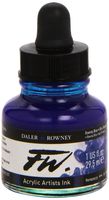 Daler-Rowney FW Acrylic Artists Ink, 1 oz, Rowney Blue (160029119)