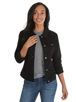Riders by Lee Indigo Women's Denim Jacket, Black, Medium