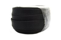 Braided Expandable Loom 50' Feet 1" 25mm Black Wire Harness Cover Sleeving