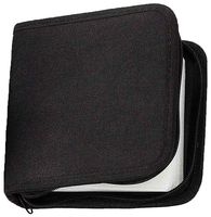 HAWK 6" X 6.25" Black Zipper Case For 36 CDs Or DVDs - CD36