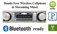Bluetooth Enabled 1964 Chevy Chevelle Malibu USA-630 II High Power 300 watt AM FM Car Stereo / Radio USB, Aux, iPod inputs