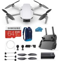 DJI Mavic Mini - Drone FlyCam Quadcopter with 2.7K Camera 3-Axis Gimbal with 64GB Micro SD Card, Reader, Backpack, Must Have Bundle