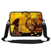 Meffort Inc 13 13.3 Inch Neoprene Laptop/Ultrabook/Chromebook Bag Carrying Sleeve with Hidden Handle and Adjustable Shoulder Strap - Gustav Klimt