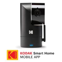 KODAK Cherish F685 Home Security Camera with Mobile App - Full-HD Wireless Security Camera System with Infrared Night-Vision, Battery, Tilt, Pan, Zoom & 120deg View - Surveillance Camera, WiFi Camera