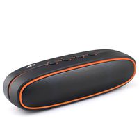 Airke Portable Wireless Bluetooth V3.0+ Speaker with 10W Bass Sound, Built-in Mic, TF Card Slot, Hands-Free Call, Perfect Wireless Speaker for iPhone, iPad, Samsung and More, Orange