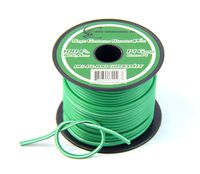 14 Gauge 100 Feet Stranded Hook Up Wire Green w/White Stripe Boat Application