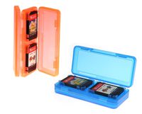 iMW Switch 4Pcs Game Card Case 2 Packs - Red/Blue - All Nintendo Consoles