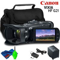 Canon VIXIA HF G21 Full HD Camcorder with Carrying Bag and Cleaning Kit