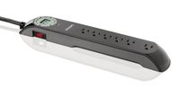 Philips SPS6060A/17 Power Strip with 6 Outlets, 3-Foot Cord