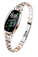 i-Vivian H8 Smart Watch -Fitness Tracker with Heart Rate & Blood Pressure & Sleep Monitor for iOS & Android, Waterproof Ladies Jewelry Health Tracker with IPS Screen for Women Girls (Golden)