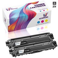 AZ Supplies Compatible Replacement Toner Cartridge for Brother TN221 2X Black High Yield for Brother HL3140, HL3140CW, HL3170, HL3170CDW, MFC9130, MFC9130CW, MFC9330, MFC9330CDW, MFC9340