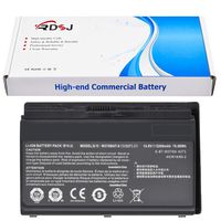 W370BAT-8 Battery Compatible Clevo W350ET W350ETQ W355STQ Sager NP6350 NP6370 Hasee CW35S Series 6-87-W37SS-427 6-87-W370S-427 6-87-W37ES-427 6-87-W370S-4271 14.8V 5200mAh 76.96Wh