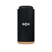 House of Marley, No Bounds Sport, Outdoor Speaker 12-Hour Battery Life, Water & Dust-Proof , IP67 Buoyant, Quick Charge, Wireless Dual Speaker Pairing, Aux-In, Carabiner Clip for Travel Black