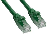 Amphenol MP-6ARJ45SNNG-014 Cat6A FTP Patch Cable, Shielded, RJ45, 650 MHz, 14', Green