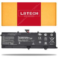 LBTECH Compatible C21-X202 Laptop Battery Replacement for Asus VivoBook S200 S200E X202 X202E X201 X201E S200L Q200E Series (7.4V 38Wh)