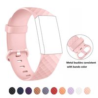 DB Replacement Bands Compatible for Fitbit Charge 3 & Charge 3 SE, Classic & Special Edition Adjustable Sport Wristbands Large & Small for Women Men