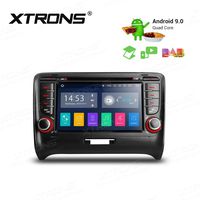 XTRONS Android 9.0 Car Stereo Radio DVD Player GPS Navigator 7 Inch Touch Display Double Din Head Unit Supports WiFi Bluetooth 5.0 Backup Camera DVR OBD TPMS Full RCA Output for Audi TT MK2 8J
