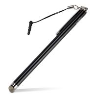 Getac F110 Stylus Pen, BoxWave [EverTouch Slimline Capacitive Stylus] Slim Barrel Capacitive Stylus with FiberMesh Tip for Getac F110 - Jet Black