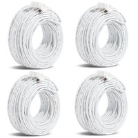 Funlux/Zmodo 3rd Gen Pack of 4 50ft sPoE NVR MicroUSB Camera Cable W-USB015-M