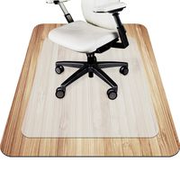 VPCOK Office Chair Mat for Carpet/Hardwood Floor, Office Essential Chairmat, Protector for Office Desk Chair Mats for Carpeted Floors, Unique Texture Design, Perfect Non-Slip Effect