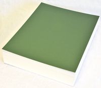 topseller100, Pack of 50 sheets 11x14 UNCUT matboard / mat boards (Dark Green)