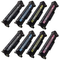 Speedy Toner Canon 118-8 Remanufactured Toner Cartridges Replacement Canon 118 and imageCLASS LBP7200cdn and MF8350Cdn, Set of 8