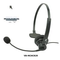 Professional Single Ear Noise Canceling Office/Call Center Headset with RJ9 connector Works with Cisco, Avaya, Polycom, Mitel, Yealink, Grandstream, NEC, Nortel, Shoretel, Allworx, FortiFone and more