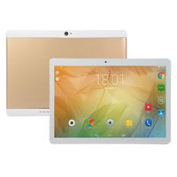 Aoile 10.1 inch Tablet Android 8.0 Bluetooth PC 8+128G ROM 2 SIM with GPS Gold US Plug