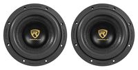 (2) Rockville W8K9D4 8" 2000 Watt Car Stereo Subwoofers Dual 4-Ohm CEA Subs