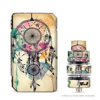 IT'S A SKIN Decal Vinyl Wrap for VooPoo Drag Mini & UForce T2 Tank Vape Sticker Sleeve Cover/Dream Catcher Boho Design