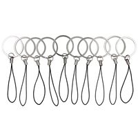 SIMMAX Hand Wrist Strap Lanyard for USB Flash Drive, MP3 Player 3 Inch 10Pcs Black