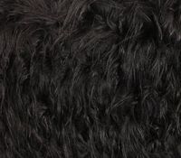 Faux Fur Fabric Long Pile Gorilla Black / 60" Wide/Sold by The Yard