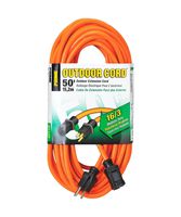 Prime Wire & Cable EC501630 50-Feet 16/3 Sjtw Medium Duty Extension Cord, Orange