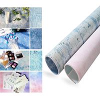 Evanto 22x35Inch 2 Rolls Seamless Background Paper with 4 Patterns for Daily Photos, Desktop Photography, Product Displays, Youtube Video and more