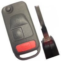 Replacement Keyless Remote Fob Key Shell Case For Mercedes-Benz C230C280 C43 AMG CL500 CL600 CLK320 CLK430 E300 E320 E430 E55 AMG ML320 ML430 ML55 AMG S320 S420 S500 S600 SL500 SL600 SLK230