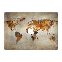 Coco and Toffee | Vintage World Map Highest-Grade Vinyl Skin Sticker Compatible with MacBook New Retina 13 (A1706/A1708/A1989)