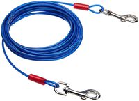 AmazonBasics Tie-Out Cable for Dogs up to 60lbs, 25 Feet