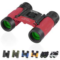 Kissarex Adults Compact Travel Binoculars: 8x21&10x25 Mini Pocket Small Size Lightweight Best Outdoor Theatre Tactical Hiking Kids Concert Sports Camping Low-Light Night Vision Waterproof EasyFolding