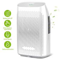 Honati Home Dehumidifier, 2000ml Ultra Quiet Small Portable Dehumidifiers with Auto Shut Off for Basement, Bedroom, Bathroom, Baby Room, RV and Office (Up To 269 Sq.Ft)
