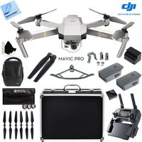 DJI Mavic Pro Platinum Quadcopter Drone with 4K Camera Fly More Combo with 2 More Batteries Ultra Kit