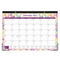 2020-2021 Desk Calendar - Large Desk/Wall Calendar 2020-2021, 22" x 16.8", Jan 2020 - June 2021, 18 Months Planning, Large Ruled Blocks, Tear Off, Desk/Wall Calendar for Planning and Organizing