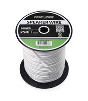 FosPower 16 Gauge Speaker Wire 250FT, CL2 Rated 16AWG 2-Conductor In-Wall Speaker Wire Cable, Oxygen-Free Pure Copper - UL Listed for In-Wall Installation