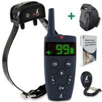 Love To Train Dog Training Collar with Remote -1600' Long-Range Training Collar for Small, Medium, and Large Dogs - Waterproof Dog Collar for All Breeds (Remote with 1 Receiver)