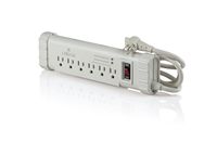 Leviton S1000-PTC 120 Volt/15 Amp, Office Grade Surge Strip, Abs Plastic Enclosure, 6 Ft Cord with 5-15P Plug