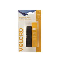 VELCRO Brand 91878 - Sticky Back for Fabrics: No sewing needed - 24" x 3/4" Tape - Black