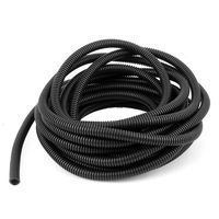 Corrugated Hose Tubing 12 x 8 mm 22.96ft for Pond Pump Filter Black